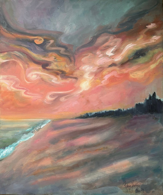 Swirly sunset